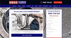 Desktop Screenshot of 0860plumber.co.za